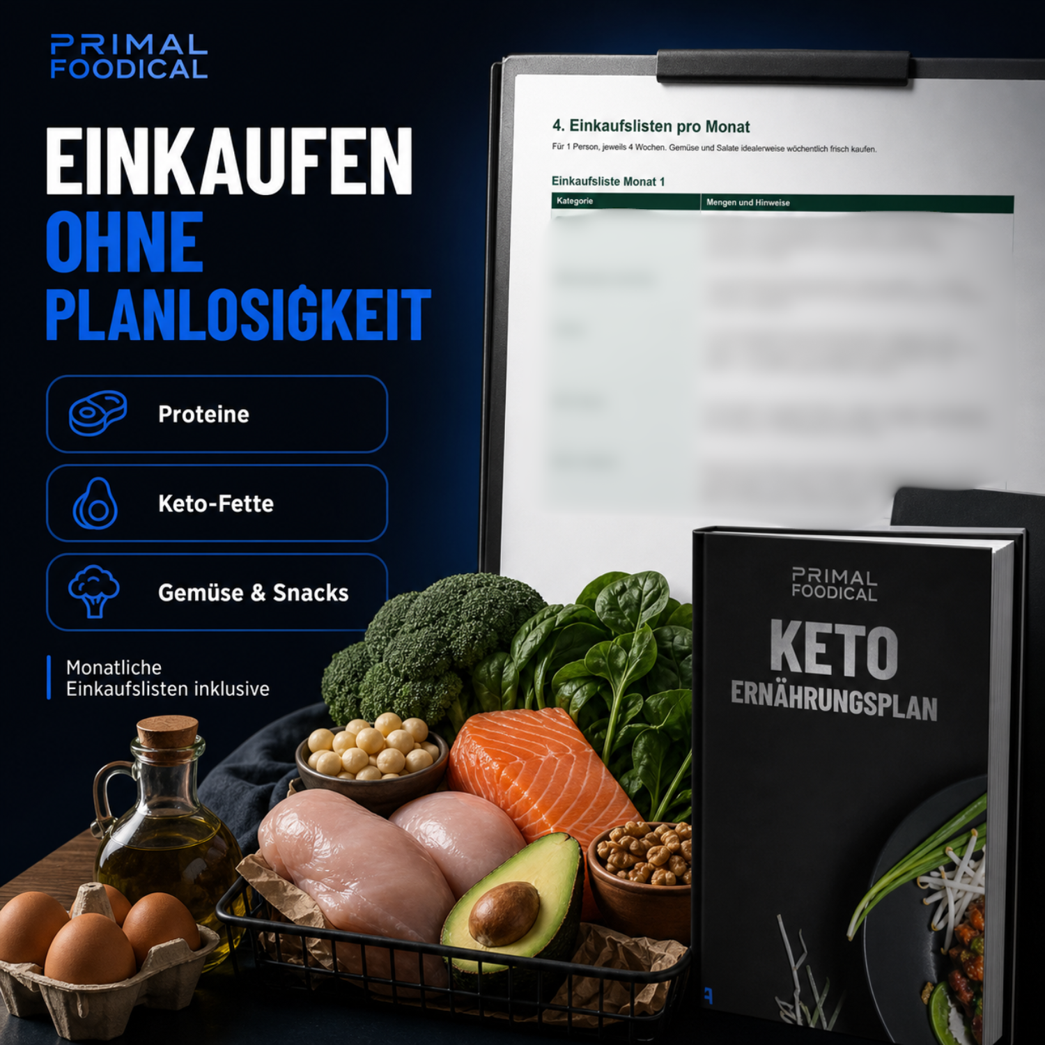 KETOGEN - ERNÄHRUNGSPLAN