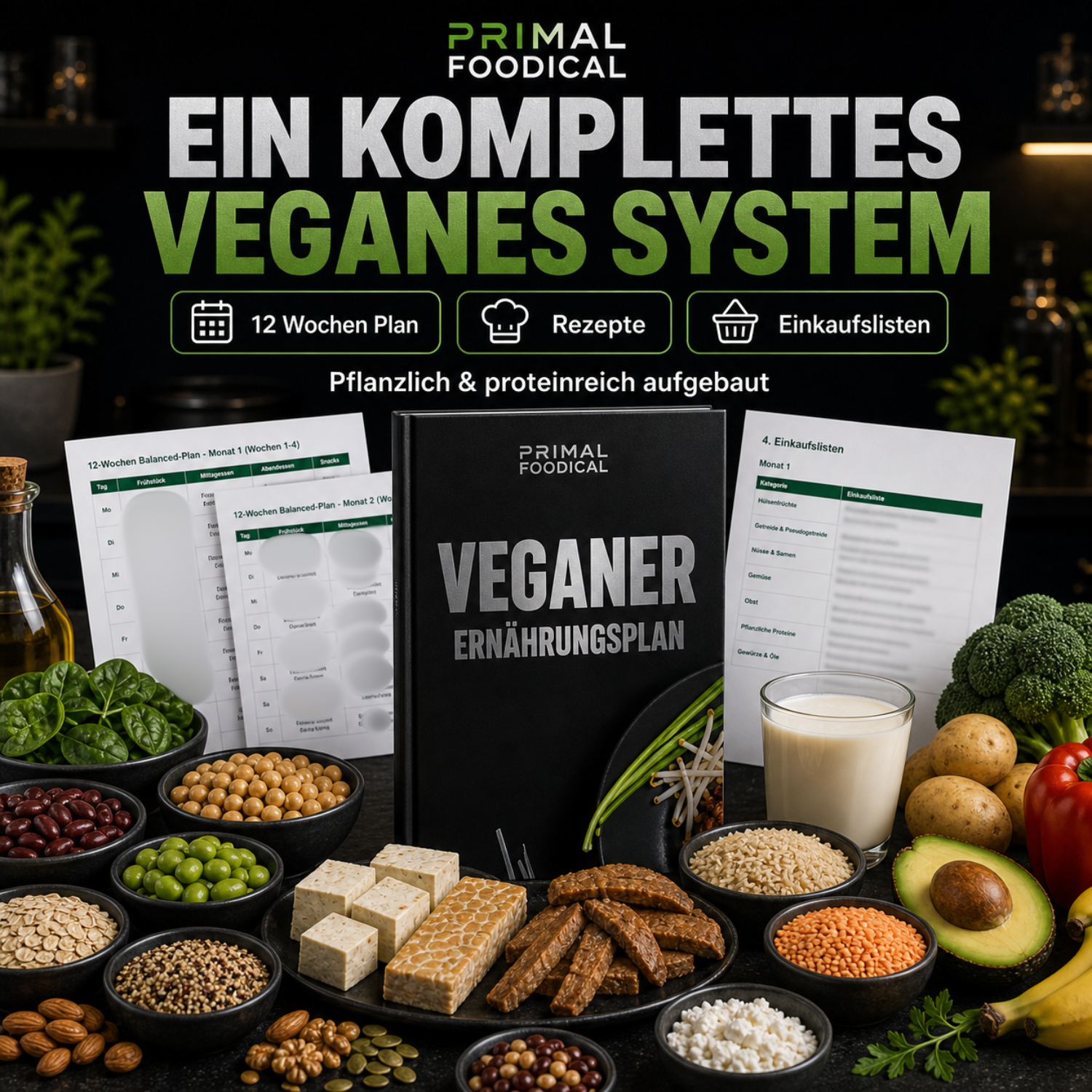 VEGAN - ERNÄHRUNGSPLAN