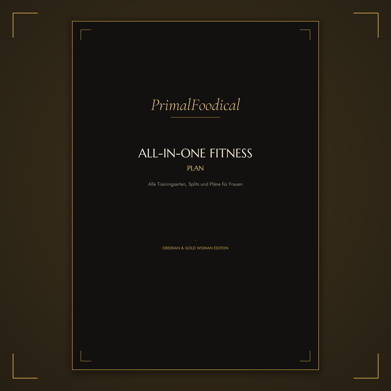 ALL-IN-ONE FITNESS PLAN FRAUEN