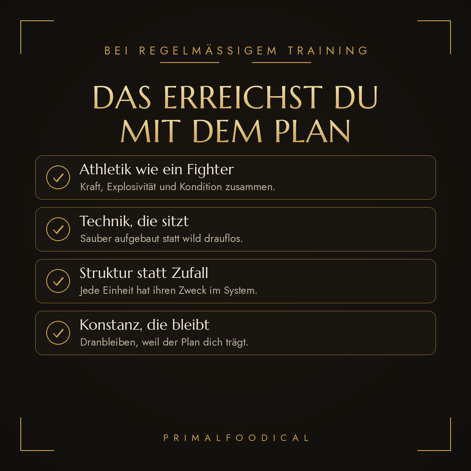 MMA - TRAININGSPLAN FRAUEN