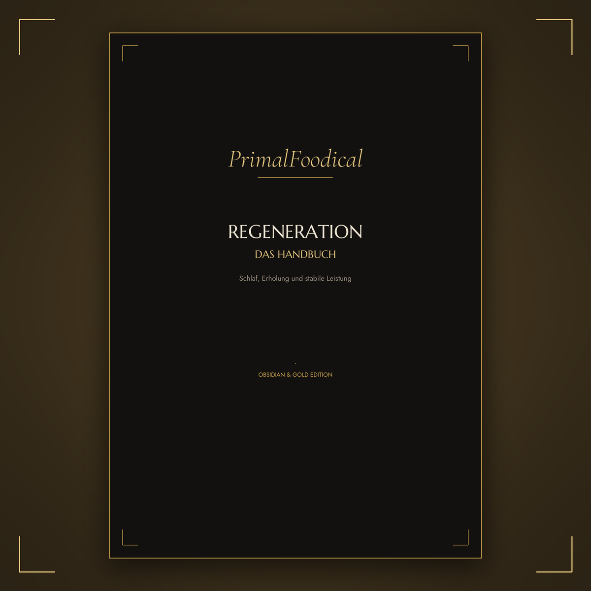 REGENERATION - PLAN