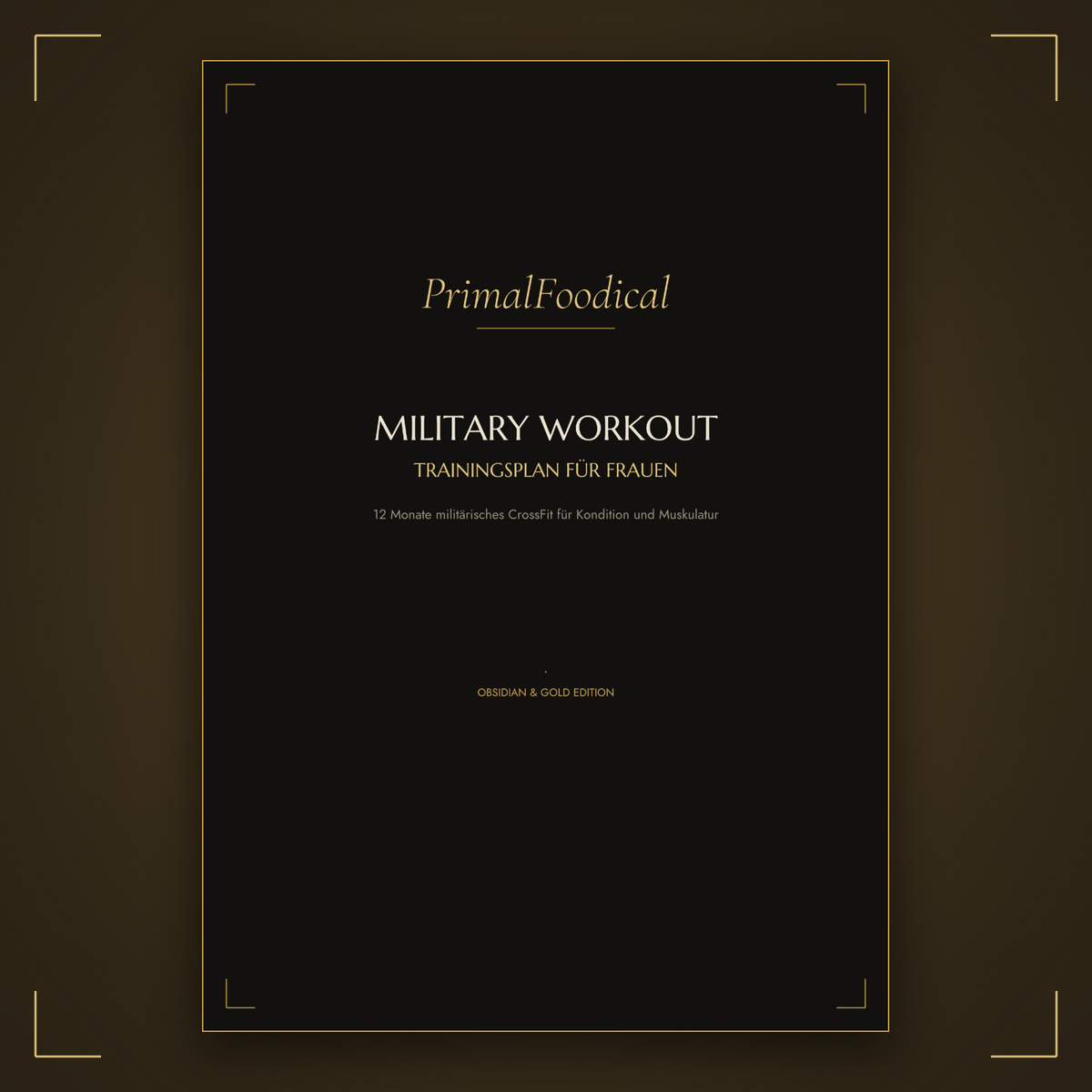 Military Workout Trainingsplan für Frauen Cover