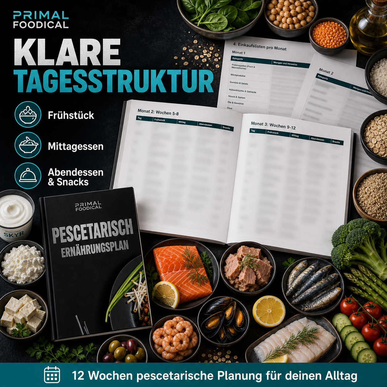 PESCETARISCH - ERNÄHRUNGSPLAN