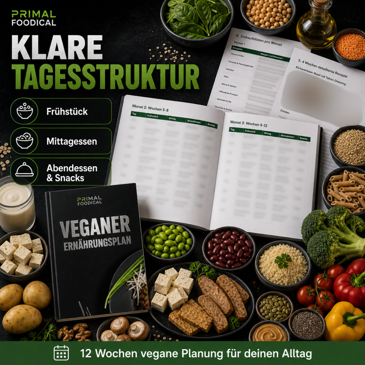VEGAN - ERNÄHRUNGSPLAN