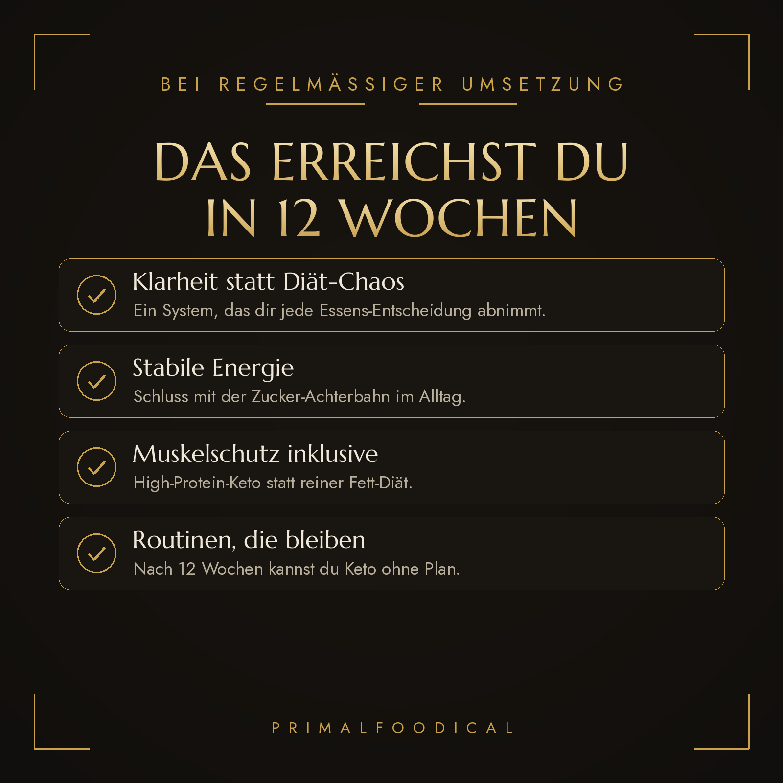 KETOGEN - ERNÄHRUNGSPLAN FRAUEN