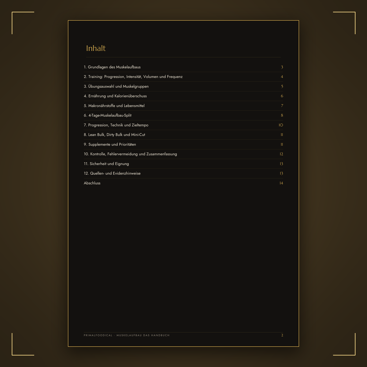 MUSKELAUFBAU - DAS HANDBUCH
