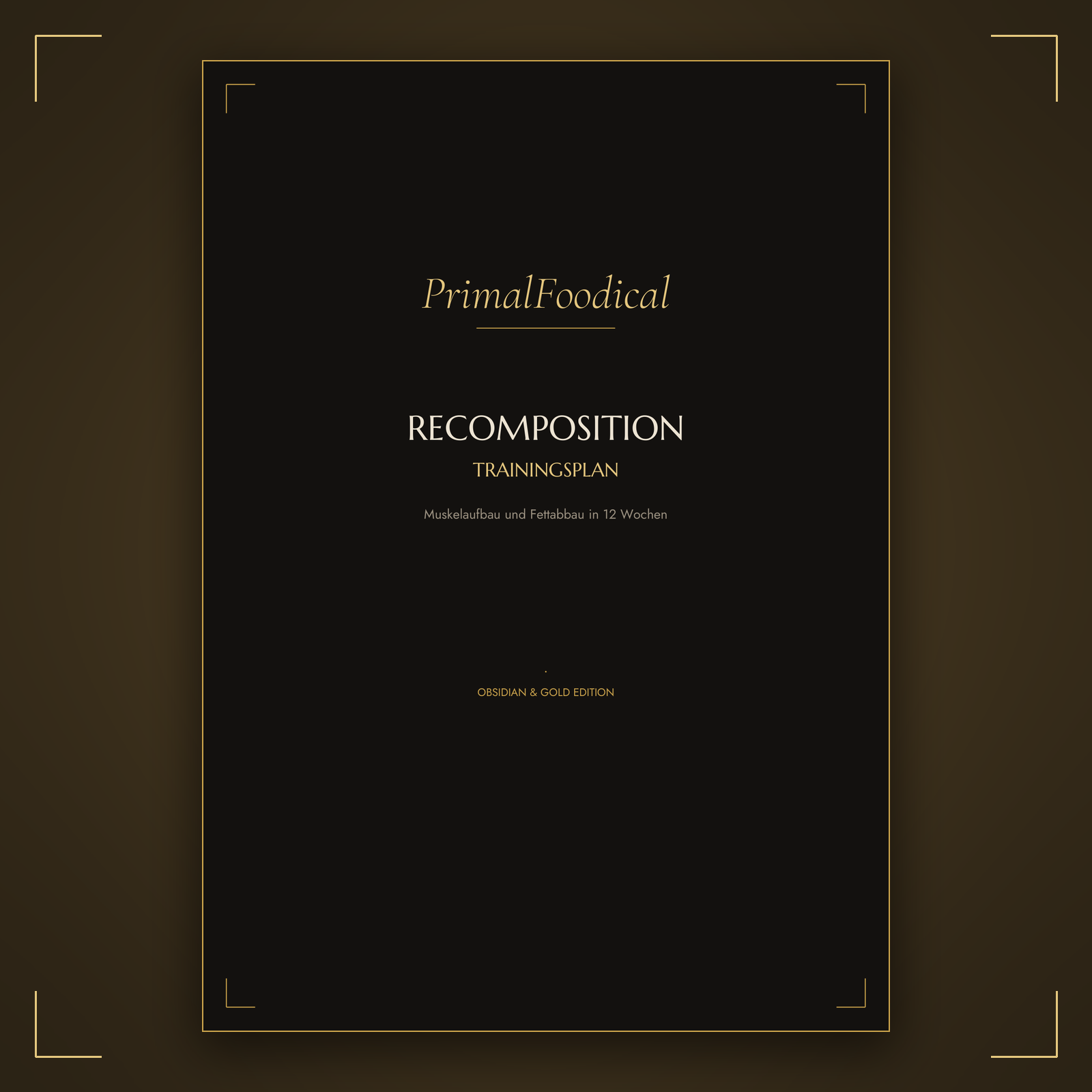 RECOMPOSITION - DAS HANDBUCH