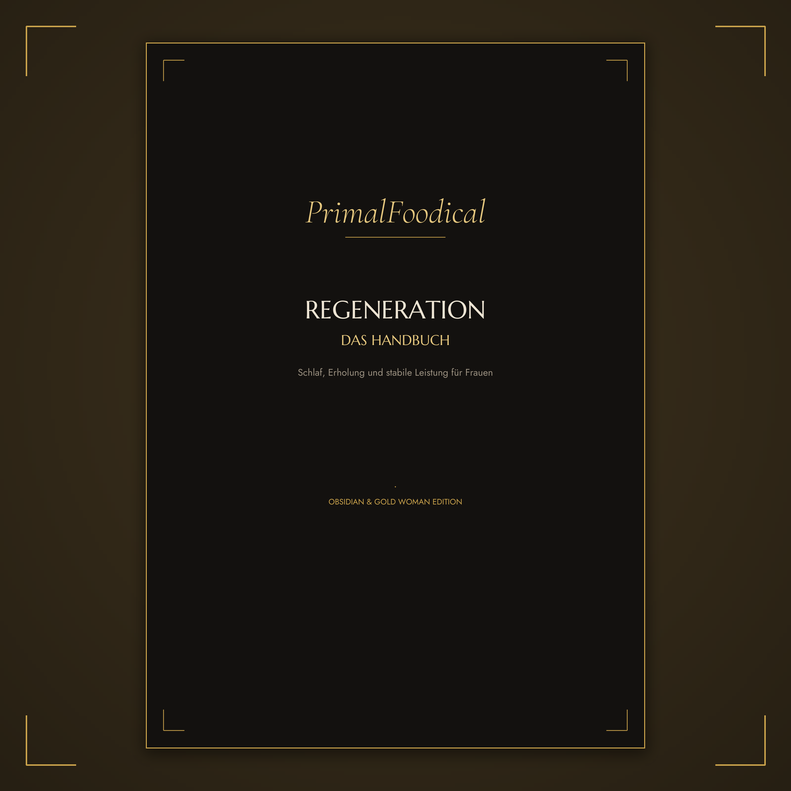 REGENERATION - PLAN FRAUEN